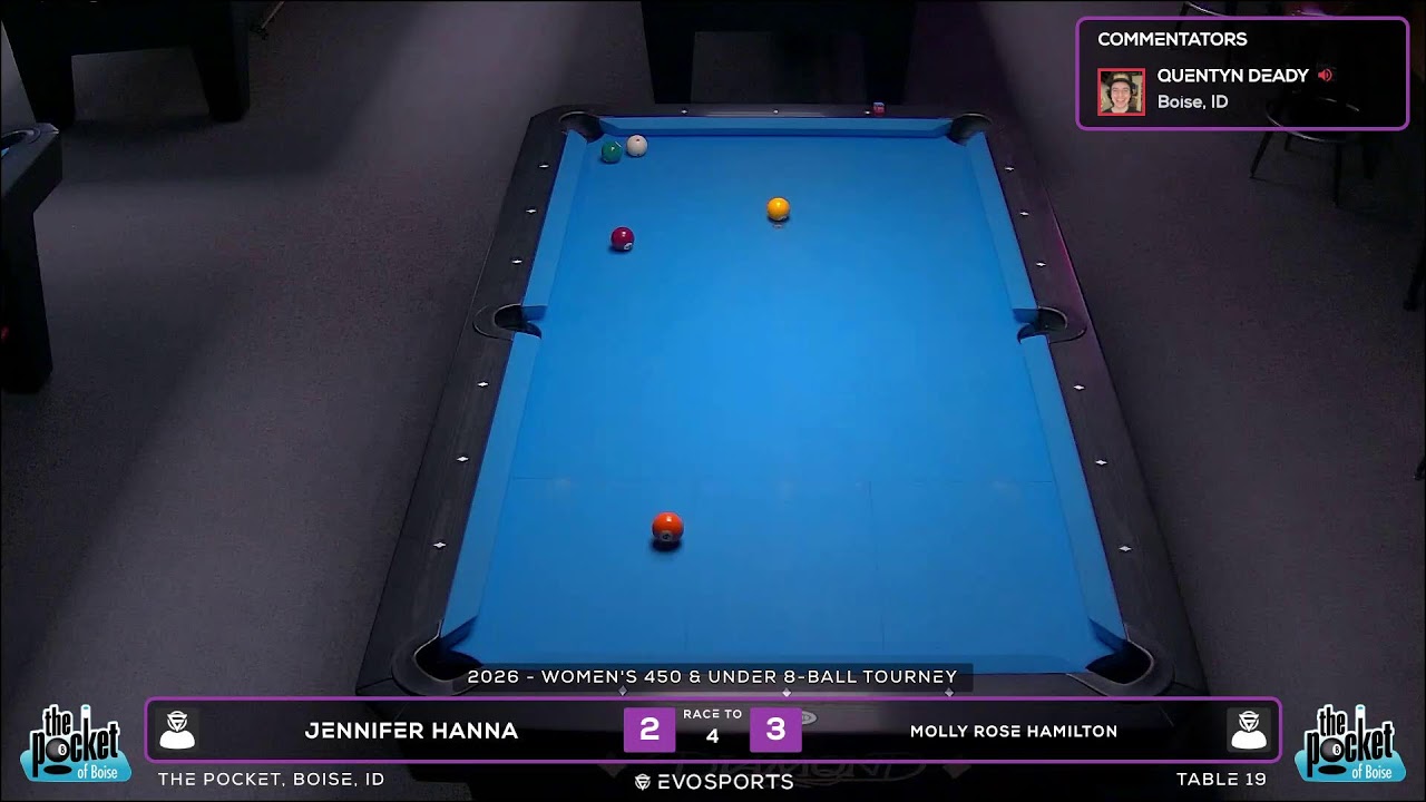 JENNIFER HANNA vs MOLLY ROSE HAMILTON - THE POCKET - TABLE 19 | EvoSports