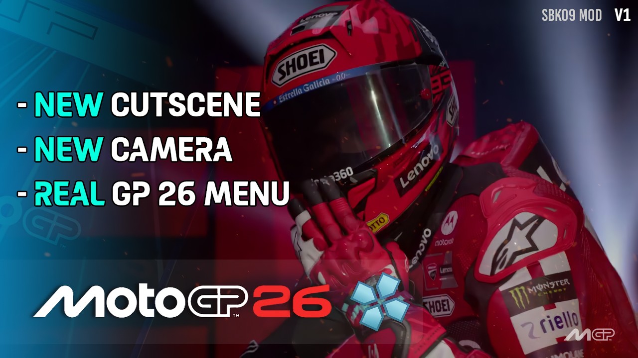 [NEW RELEASE] PROJECT MOTOGP 26 NEXT GEN PPSSPP | FULL HD LIVERY & NEW GP 26 UI MENU