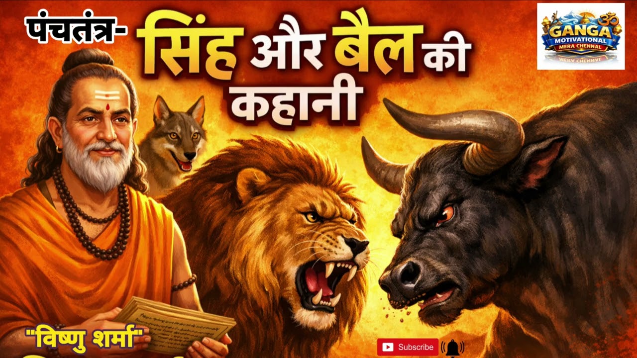 ‘सिंह और बैल’ –कहानी-