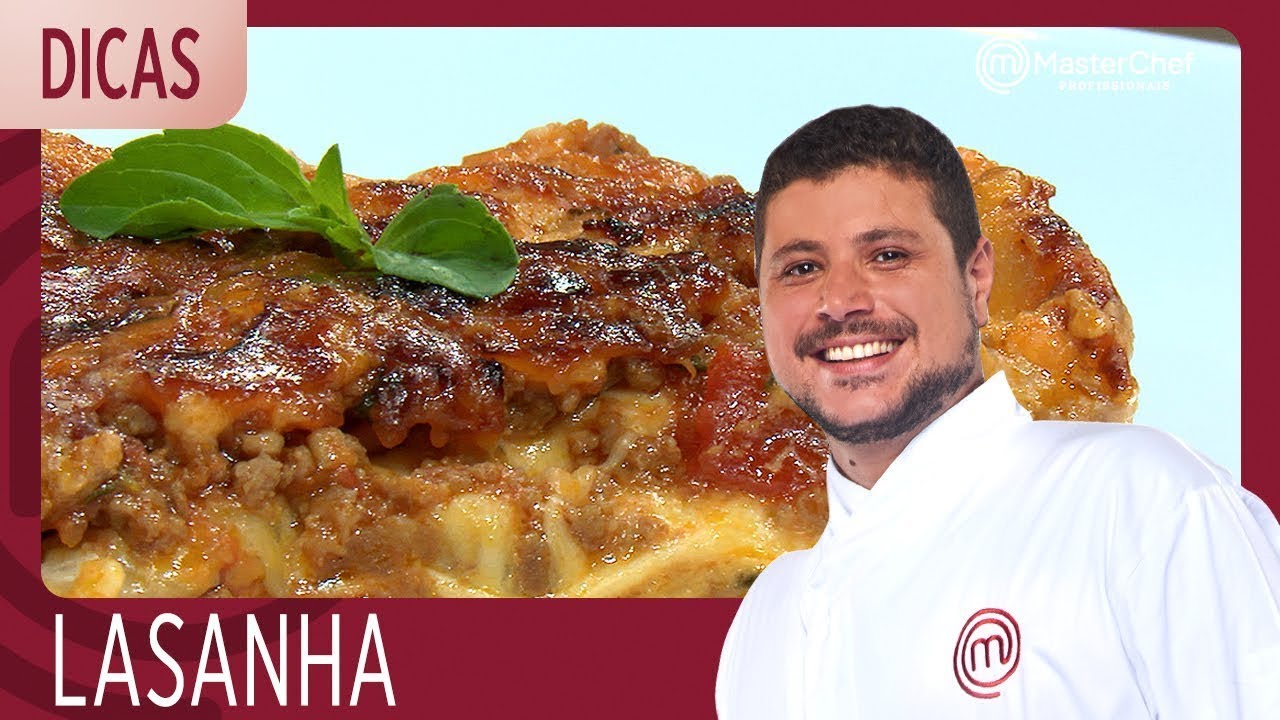 LASANHA com Raul | DICAS MASTERCHEF