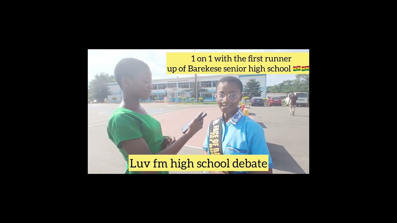One on one interview with Barekese senior high face first runner up