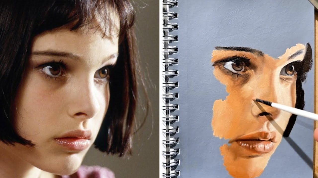 How to Paint Matilda Leon The Professional Portrait in Oil Paint