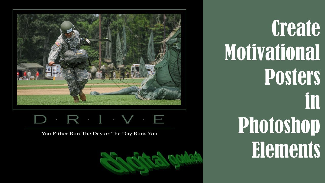 Learn Photoshop Elements - Create Motivational Posters