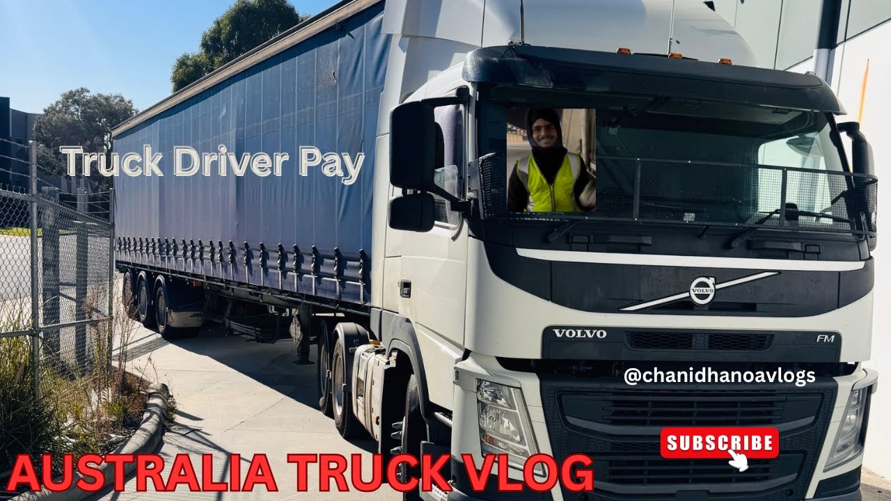 Truck driver pay in Australia.