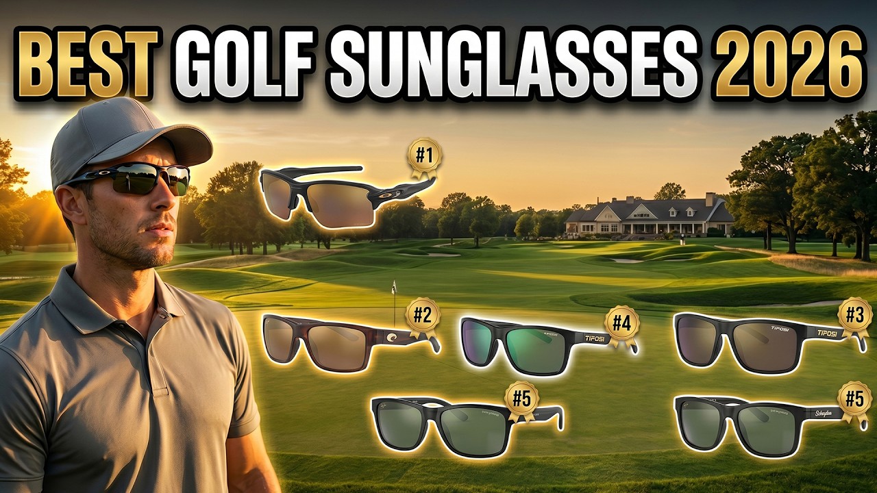 Top 5 Best Golf Sunglasses for 2026 ⛳ Oakley vs Maui Jim vs Tifosi