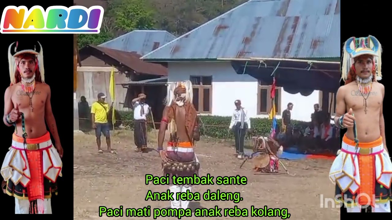 Lagu paci caci Tembak sante anak reba daleng, kolang. cip/voc surat edar.