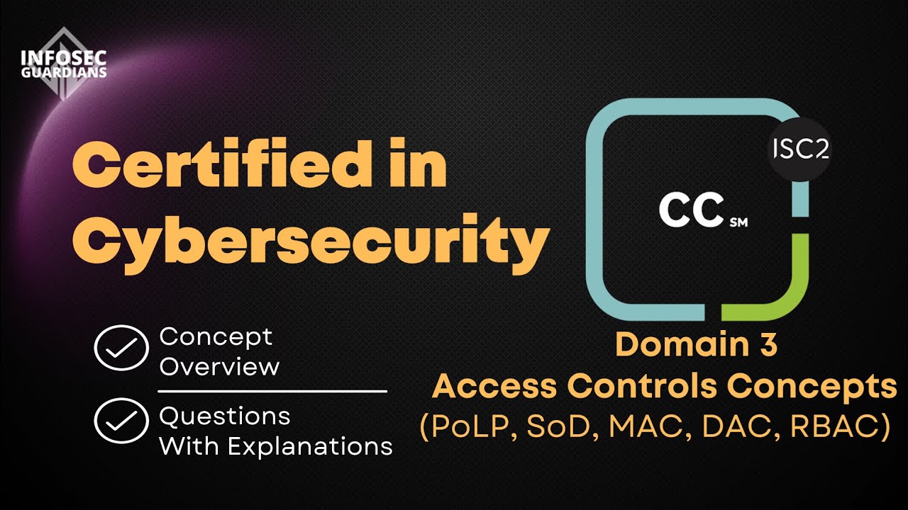 Mastering ISC2 CC Domain 3: Access Control (DAC, MAC, RBAC)- Concepts & Practice Questions