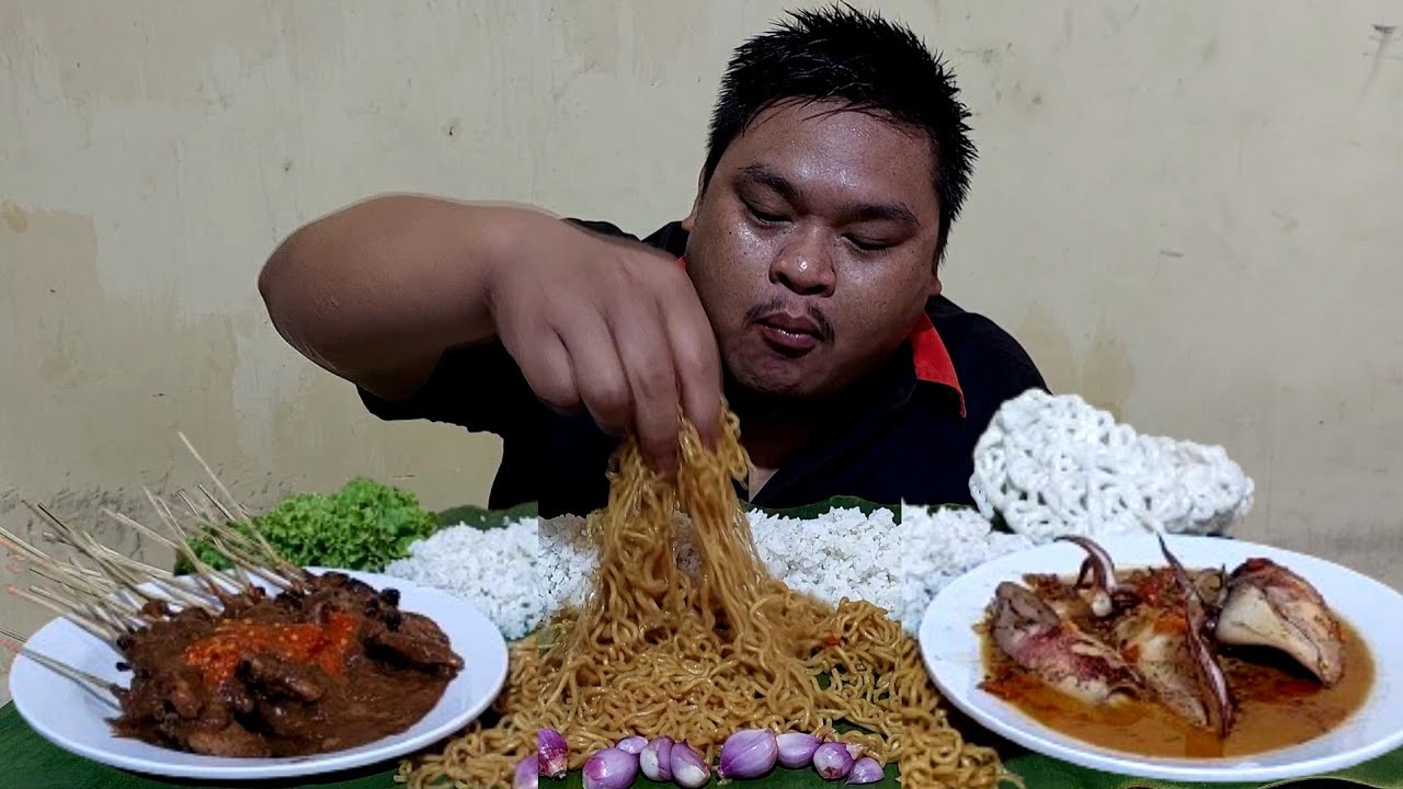 HANTAM SATE MADURA+CUMI SAUS TIRAM LALAPAN BAWANG JAHAT...