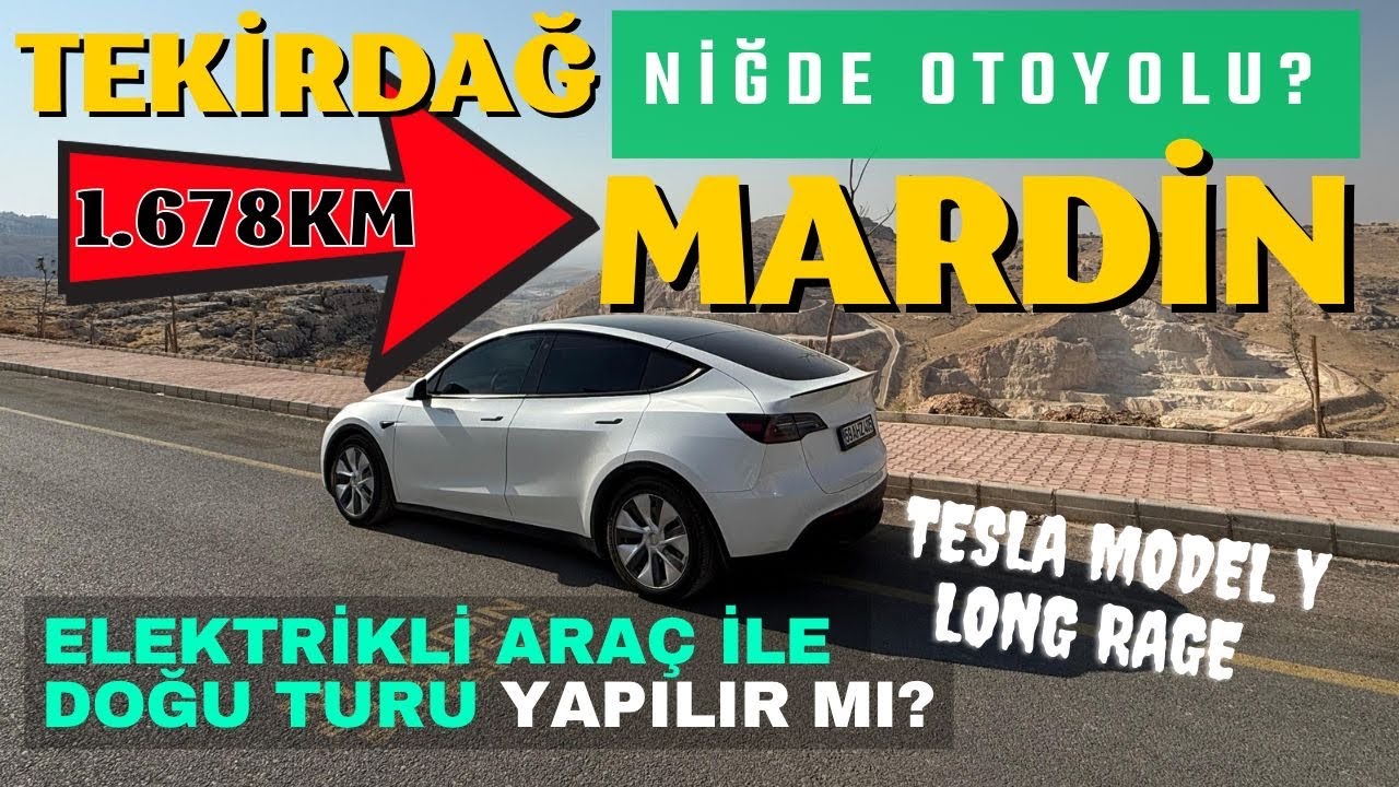 ELEKTRİKLİ ARABA İLE UZUN YOL YAPILIR MI? ŞARJ ÜNİTELERİ DURUMU NE? ANADOLU TURU BÖLÜM 1