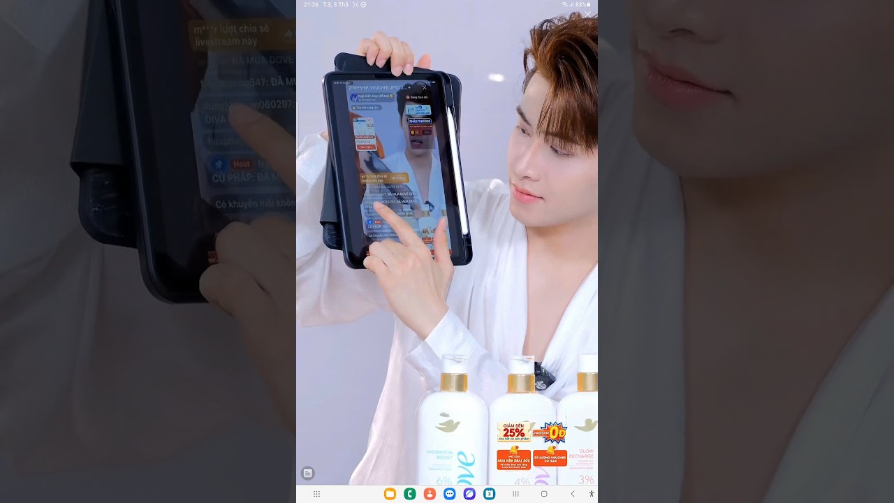 Livestream Gemini Hùng Huỳnh x Dove _ Ngô Kiến Huy Shopee (03/03/2026)