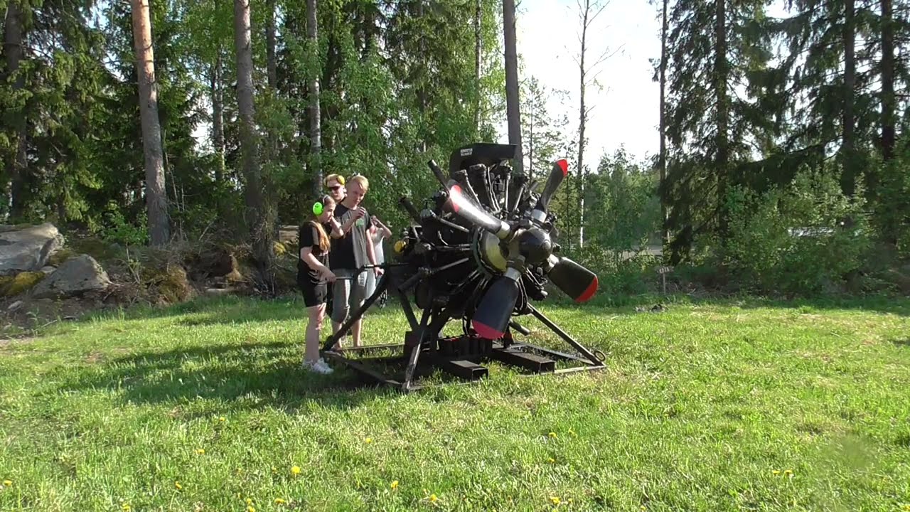 Paukepäivät 2024 - Antonov irtomoottorin käynnistys