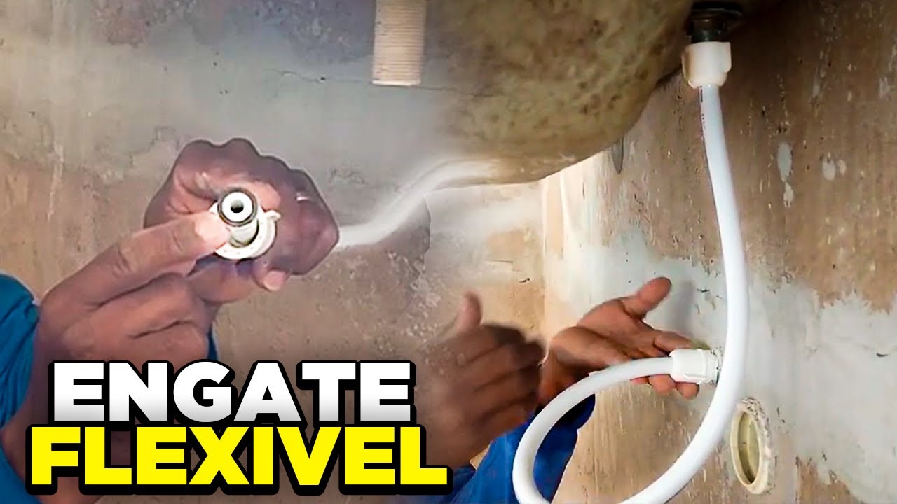 Como colocar Rabicho/Engate Flexivel passo a passo