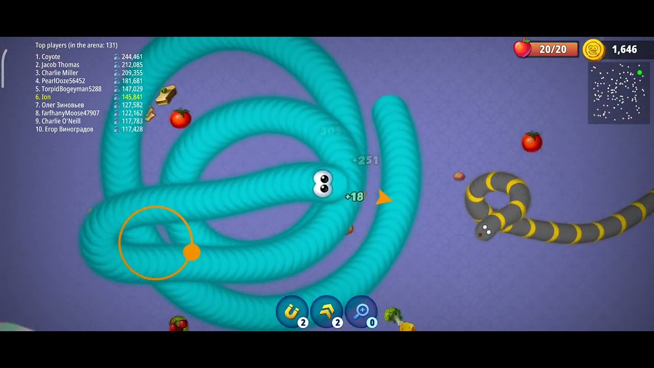 100000 IN 🐍 WORMS ZONE.IO | BIG WORM | MY PERSONAL RECORD | HOW TO CIRCLE TOP WORM THE MAP |THE BEST