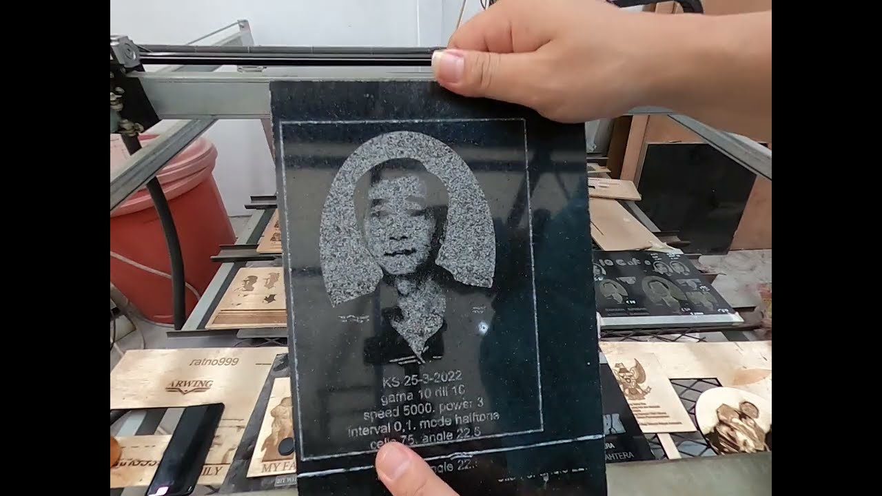 CNC laser grafir granit asli part 2.1 harga Rp 20.500.000 / wa 085823305831