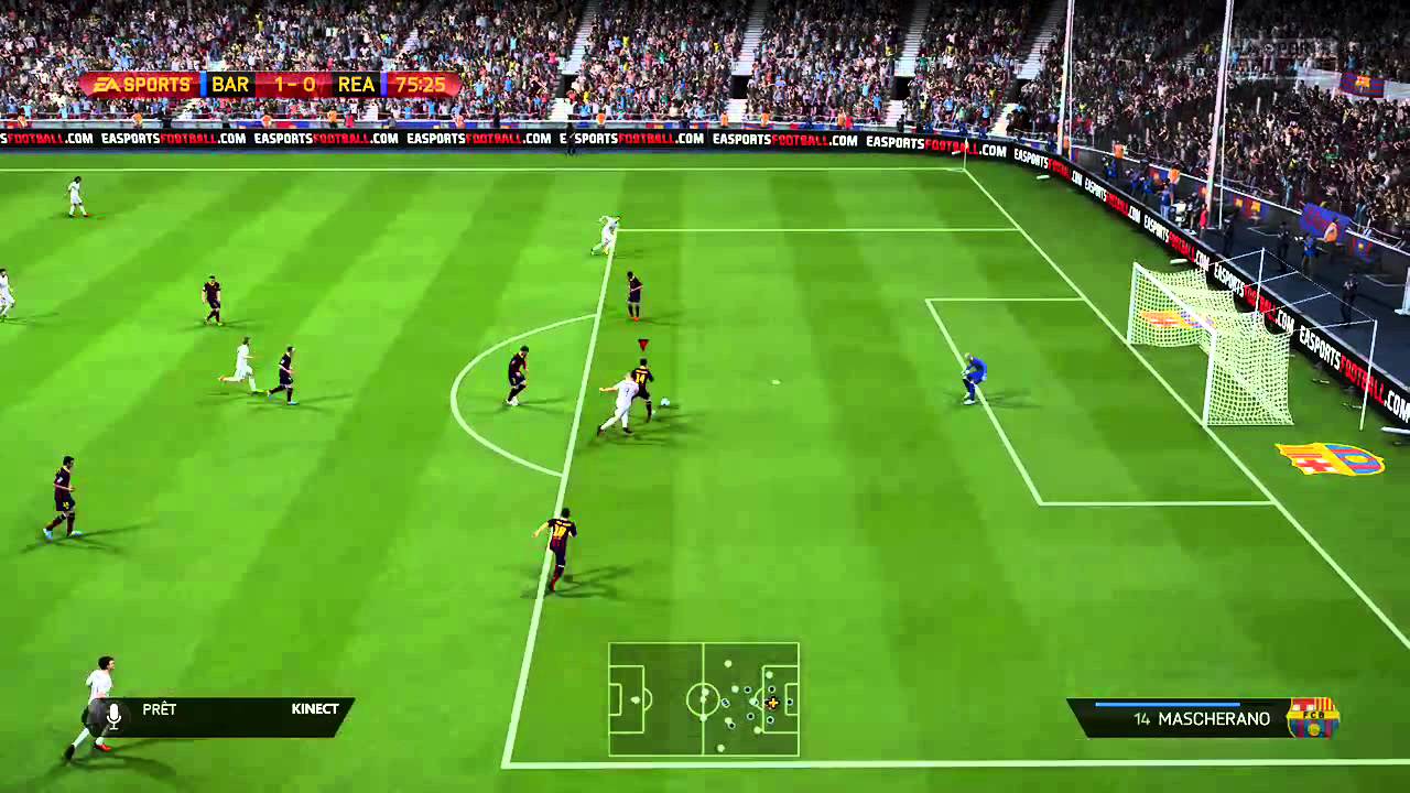 FIFA 14 BARCA - REAL &eacute;galisation ou pas ?