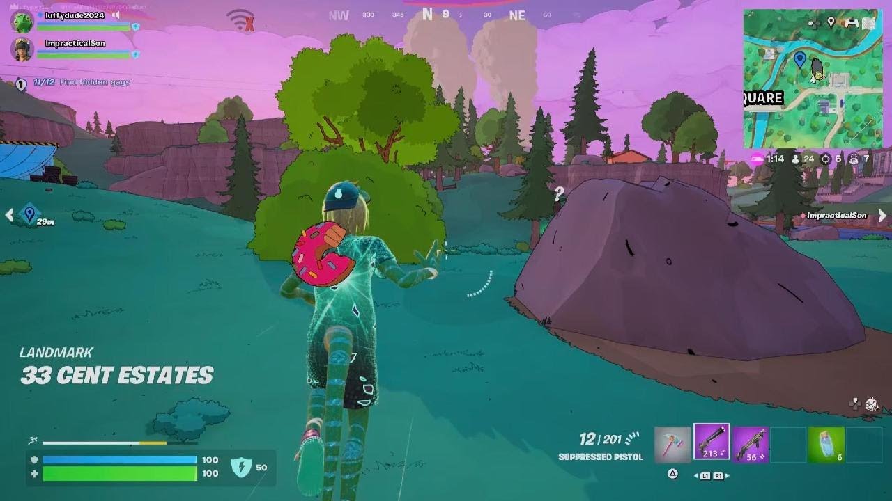 Simpsons. First video fortnite.