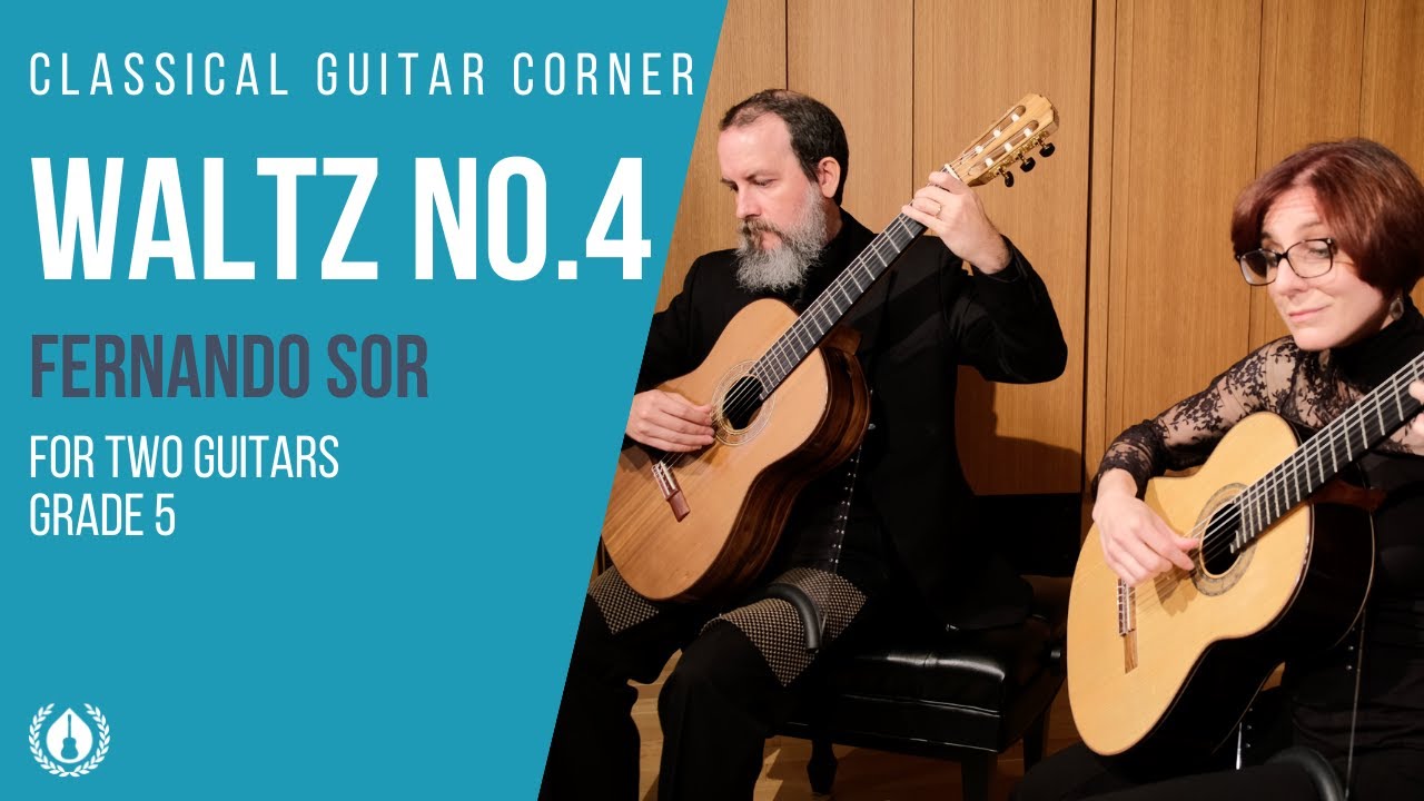 Waltz No.4 Op.44b by Fernando Sor for Two Guitars
