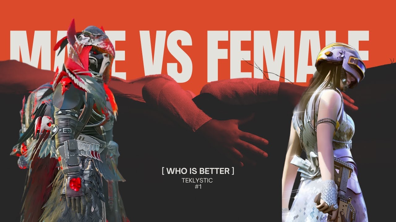 BGMI Male vs Female Characters: Ultimate Comparison! #bgmi #bgmicharacters #pubgmobile