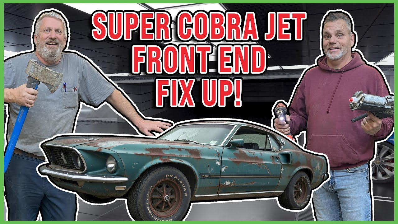 Сварка кузова Mustang Super Cobra Jet 1969 года! Перегородка моторного отсека, верхняя и нижняя ч...