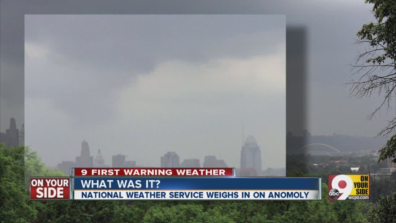 Was that a funnel cloud over downtown Cincinnati?