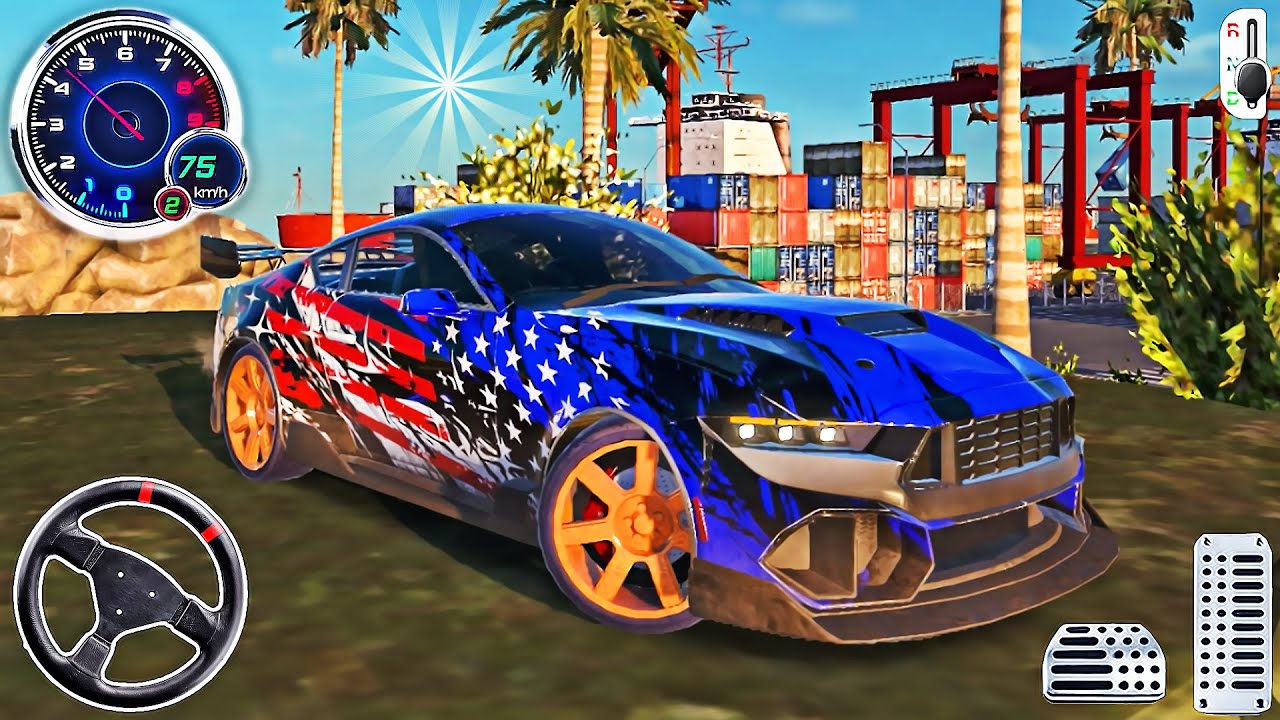 Car Driving Simulator EVO - Crazy Muscle Car Ford Mustang Racing 3D | Android Gameplay | Part 7