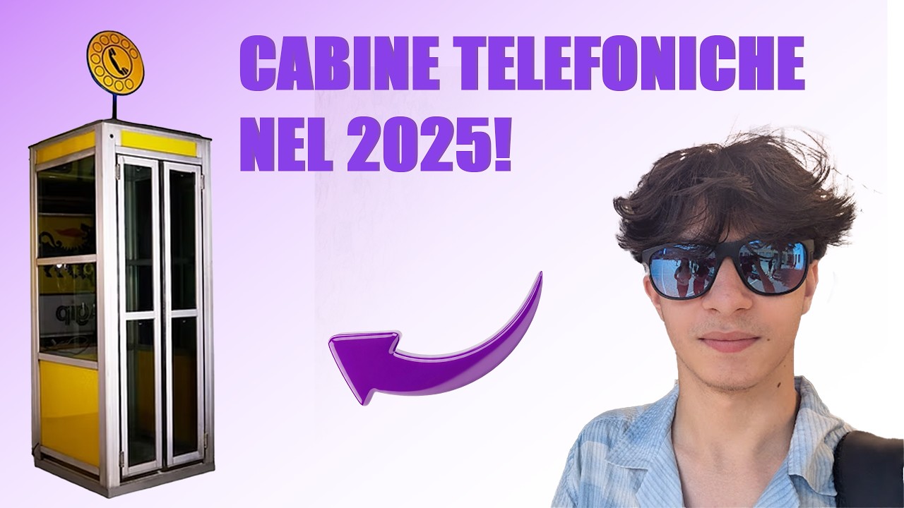 ECCO COME SONO LE CABINE TELEFONICHE NEL 2025!