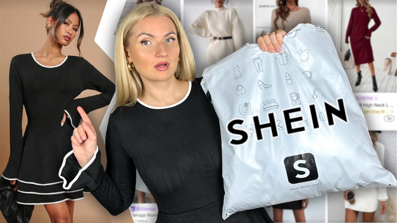 Примеряем платья-свитера SHEIN *МОДНО или НЕТ!?*