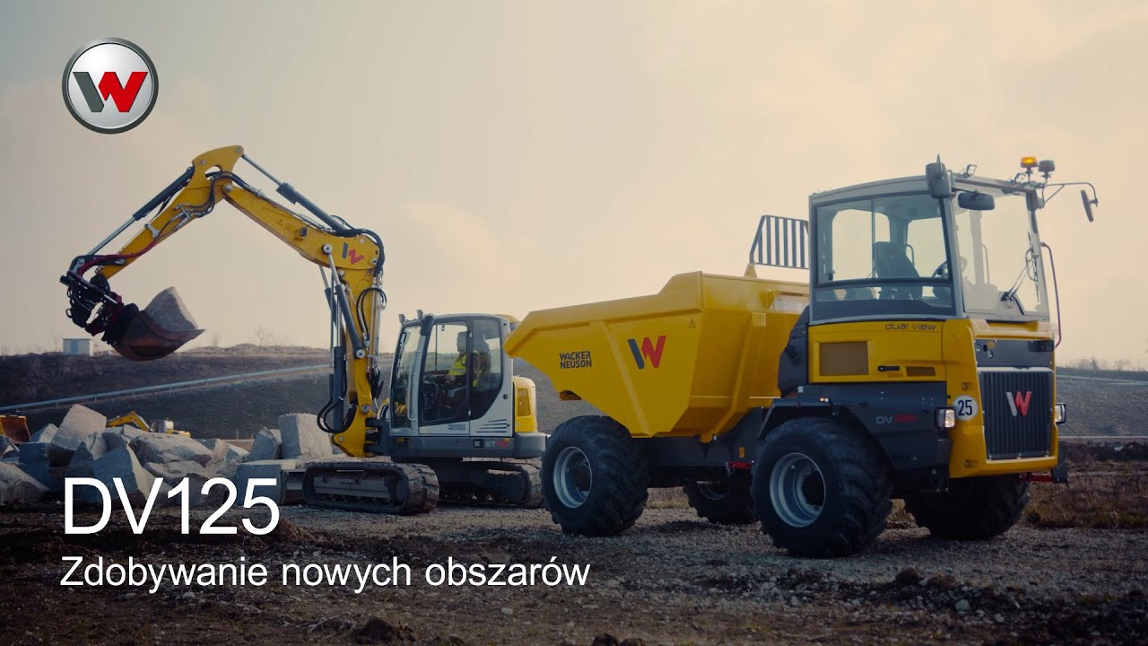 Wozidło Dual View DV125 od Wacker Neuson - do wydajnego transportu materiał&oacute;w
