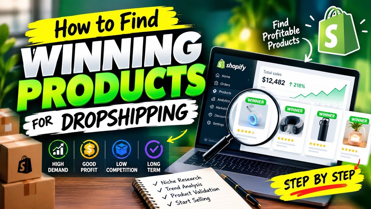 How to find winning products for dropshipping
