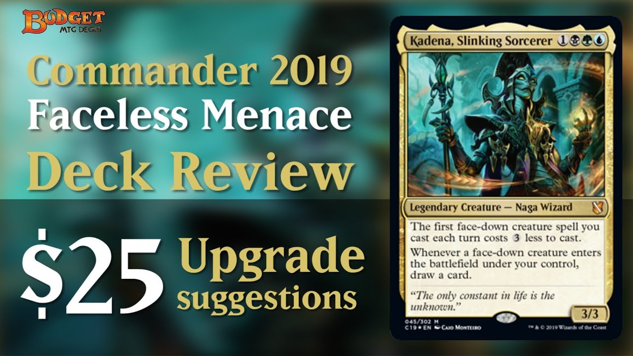 Upgrading Faceless Menace | Commander 2019 Deck Review