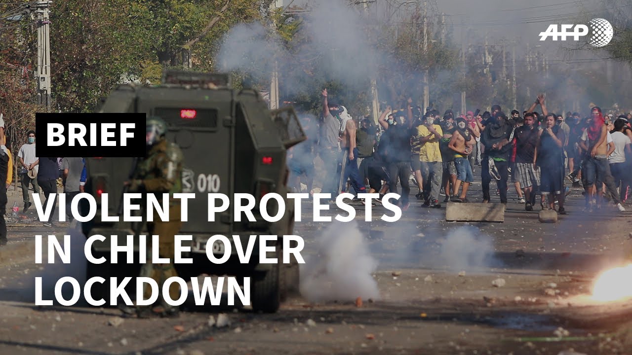 Violent protests in Chile over lockdown | AFP