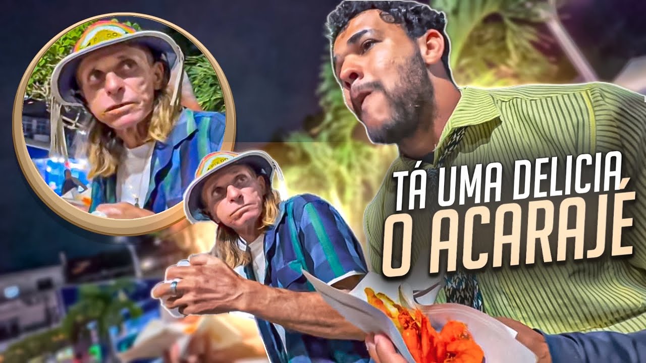 FALA FINA NUNCA TINHA COMIDO ACARAJÉ ANTES | FALA FINA