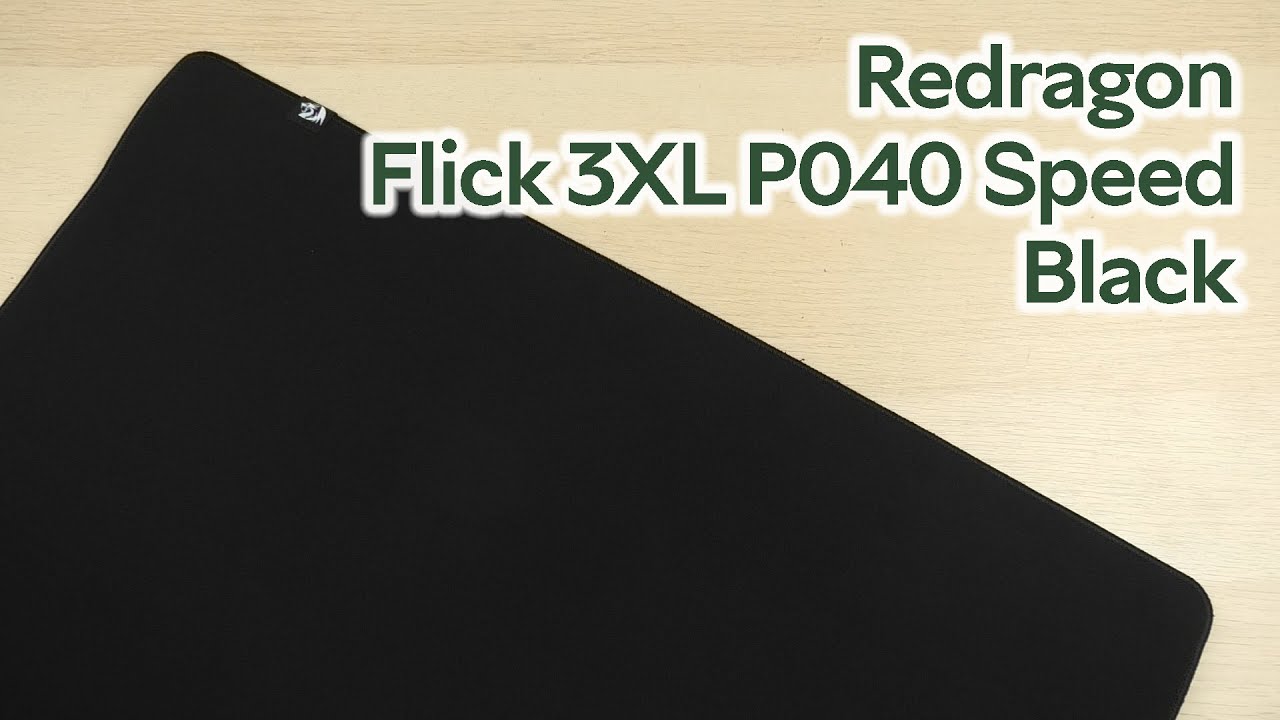 Розпаковка Redragon Flick 3XL P040 Speed Black
