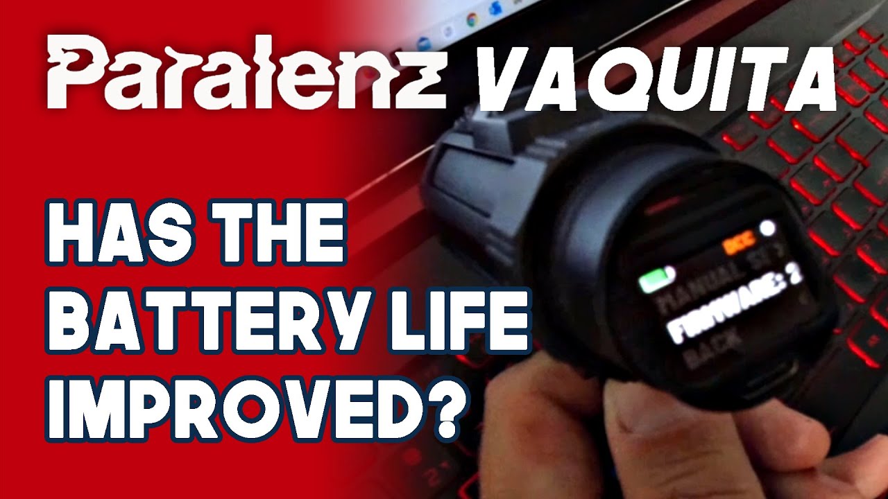 Paralenz Vaquita I How to Update Firmware Manually I No Improvement in Battery Life