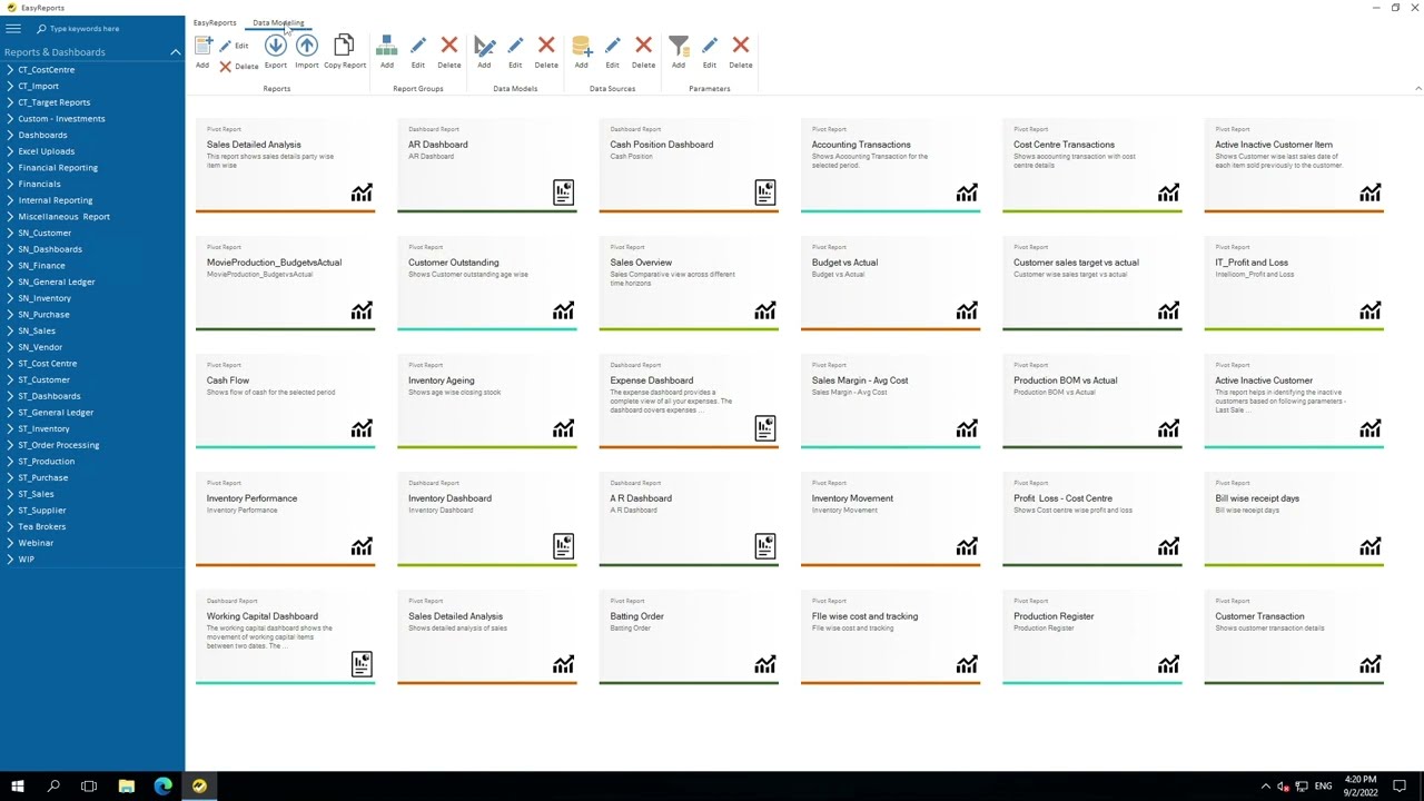 How to build reports in 2 minutes