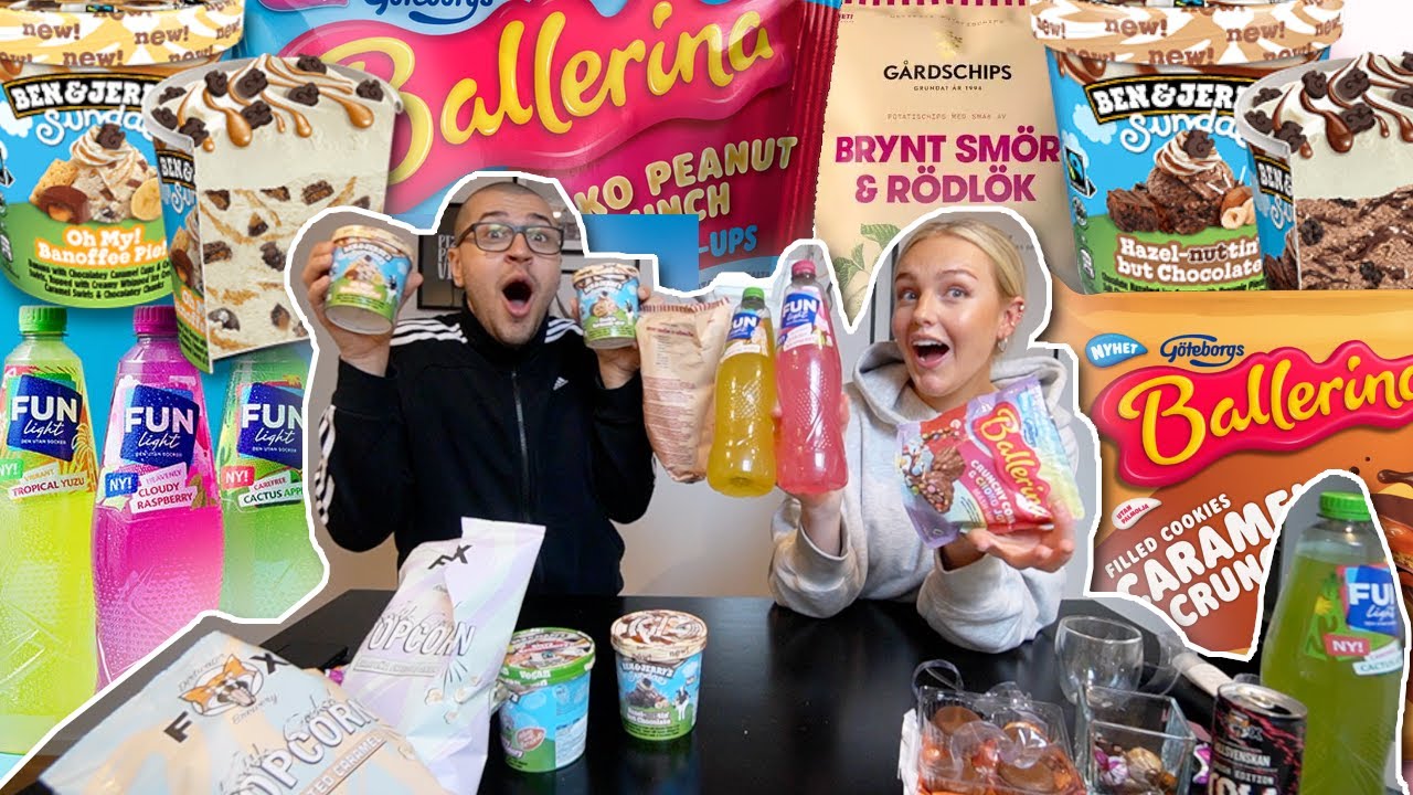 TESTAR NYHETER MED OSCAR! 4 nya Ben & Jerrys, fun light, ballerina mm