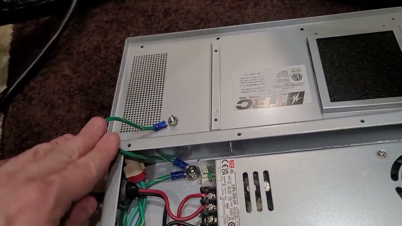 Meanwell Power Supply - Proper Wiring W/Listed Enclosure.
