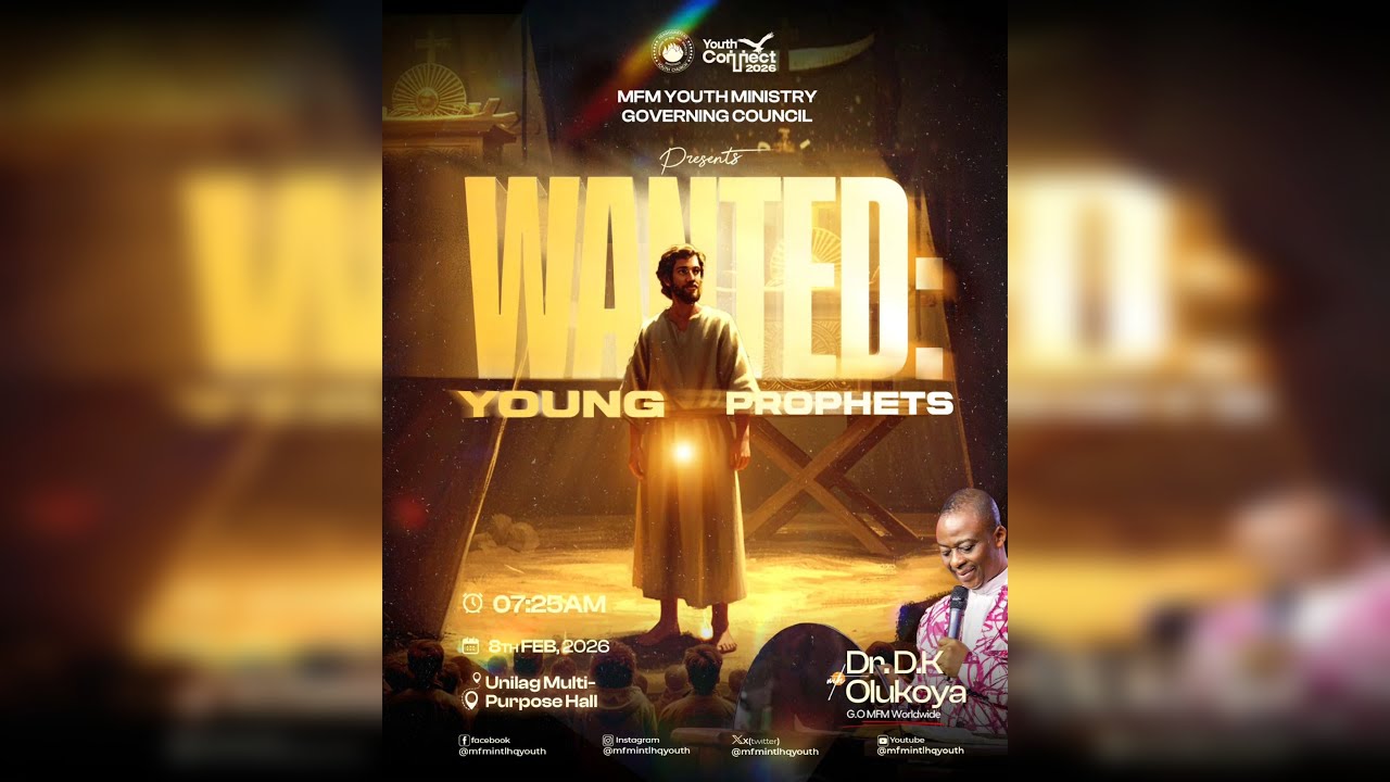 YOUTH CONNECT 2026 with DR. D.K OLUKOYA (WANTED: YOUNG PROPHETS)