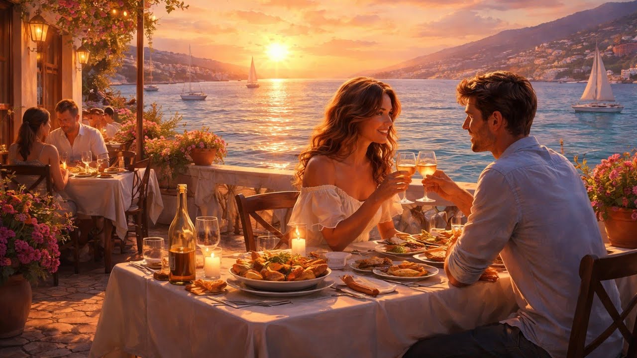 Sous le ciel salé - Romantic French Pop Song Chanson Française - created with AI 