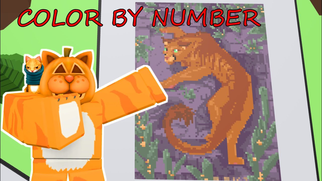 ROBLOX Раскраска по номерам