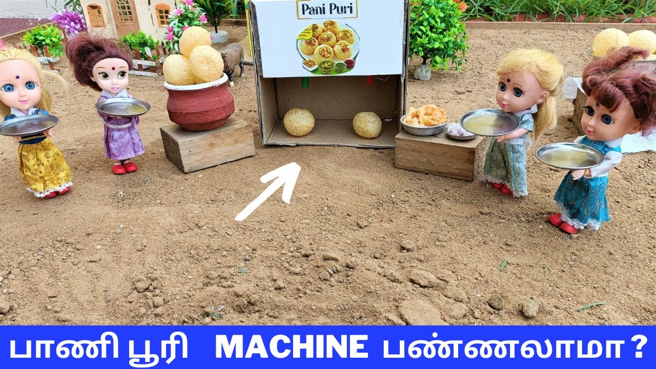 பாணி பூரி    Machine  பண்ணலாமா ? #thelittlecookdorabora