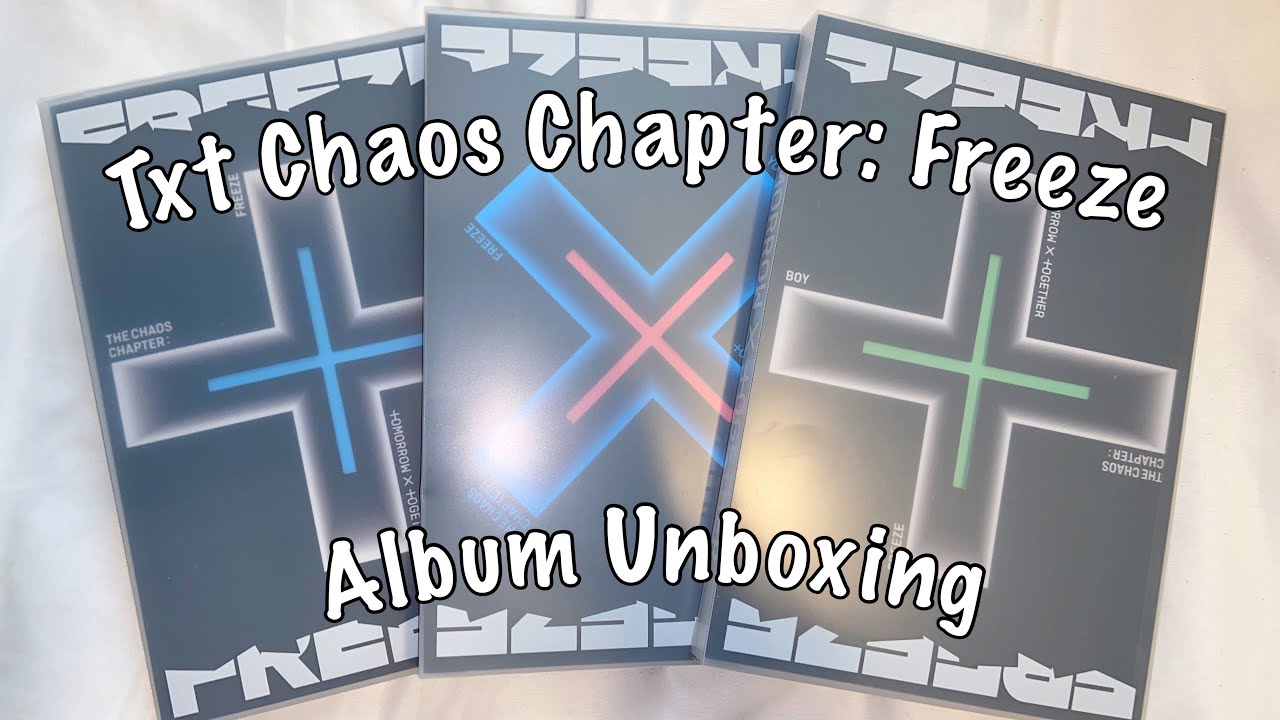 Unboxing TXT Chaos Chapter: Freeze Albums | *super great pulls!*