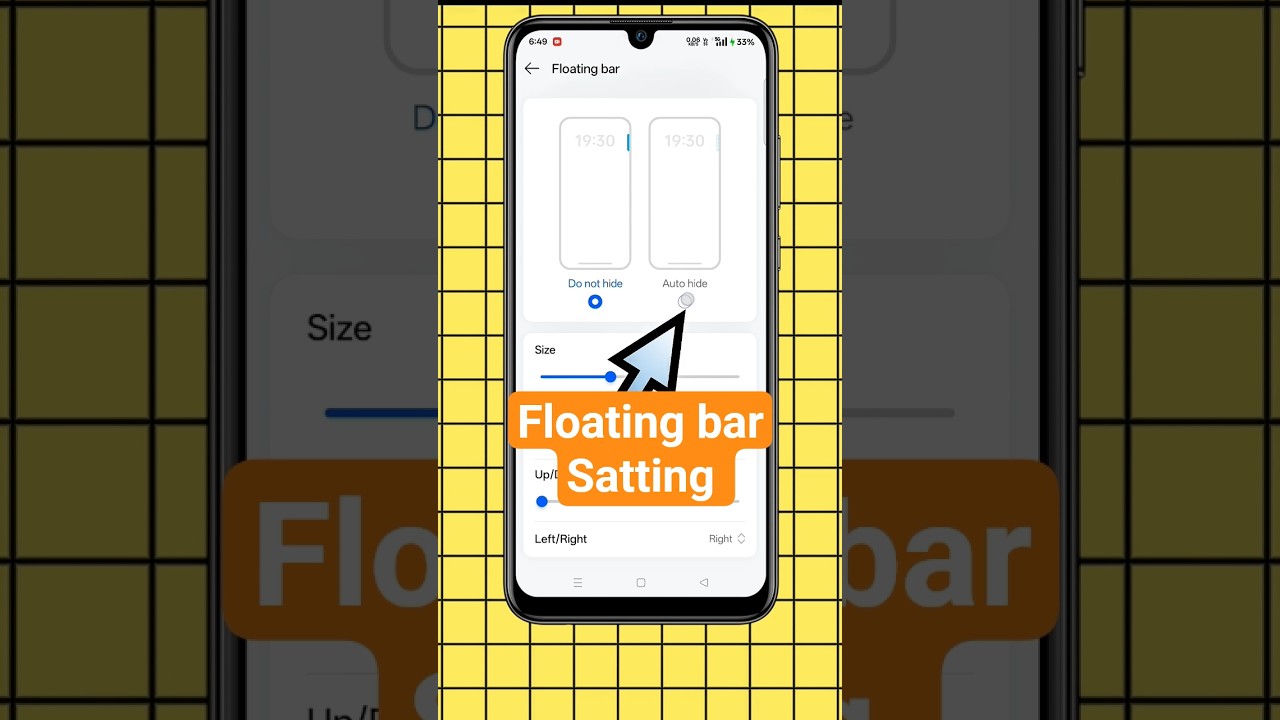 Floating Bar Setting Realme Narzo N65 5G 🔥 Hidden Feature! #youtubeshorts #ytsurajbhaiya