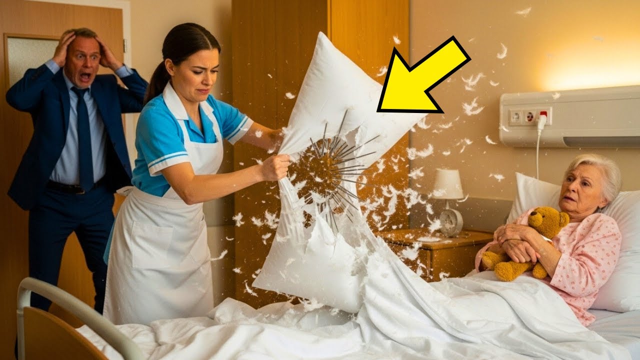 MAMÁ DEL MILLONARIO AGONIZABA… HASTA QUE LA EMPLEADA ENCONTRÓ ESTO EN SU ALMOHADA