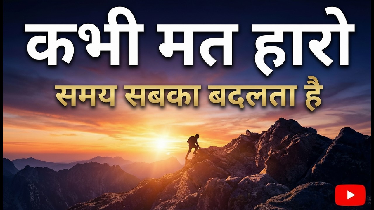 best motivational speech for success in life #motivation ll कभी हर मत मानो ll
