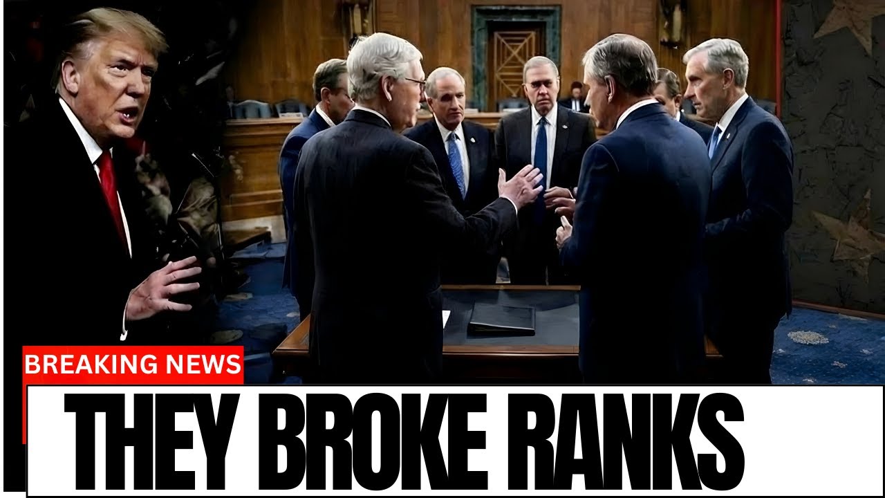 BREAKING Furious Senate Leaders Turn on Trump — Washington Erupts Into Open Revolt