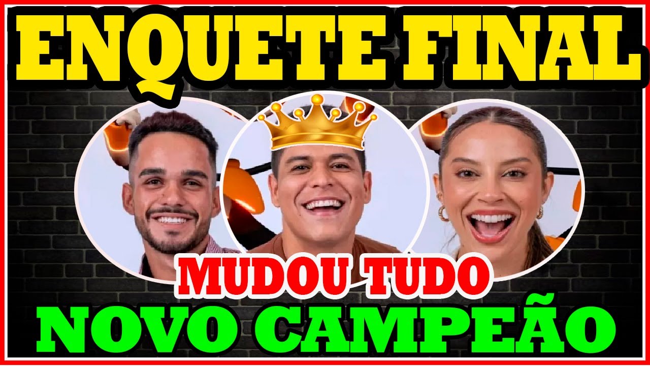BBB 2025:ÚLTIMA Enquete ATUALIZADA BBB aponta  quem GANHA o BBB 25 Guilherme ou Renata