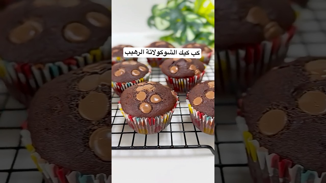 ببيضة و كوب طحين أطيب كب كيك شوكولاتة