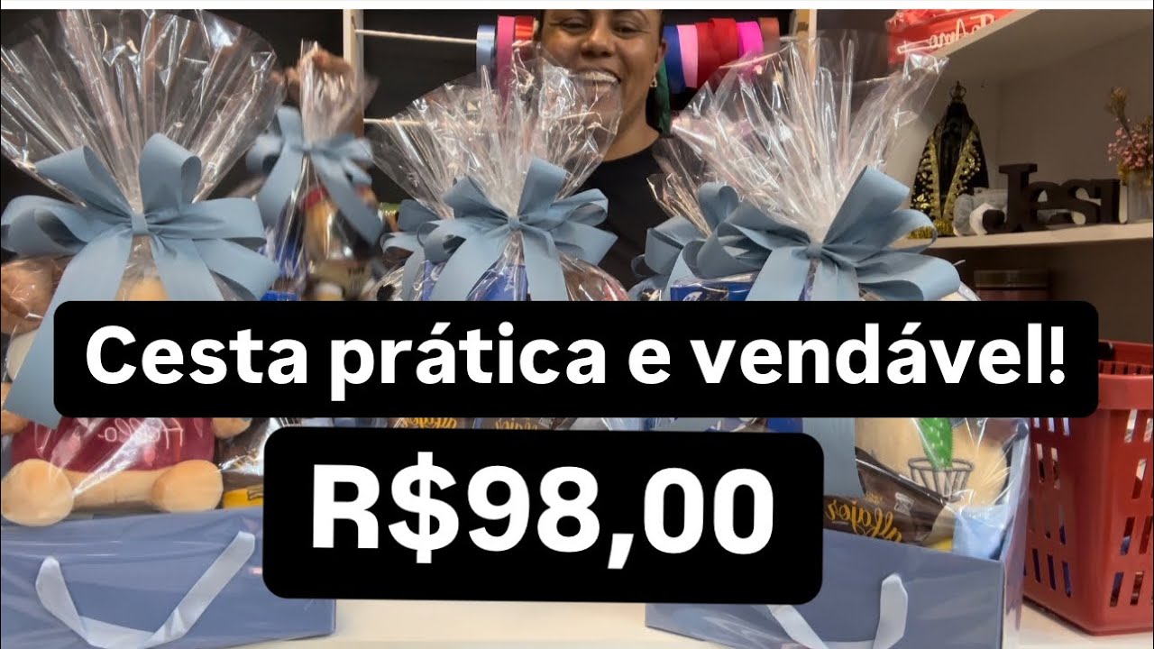 Aprenda a montar um cesta linda e ganhar dinheiro!
