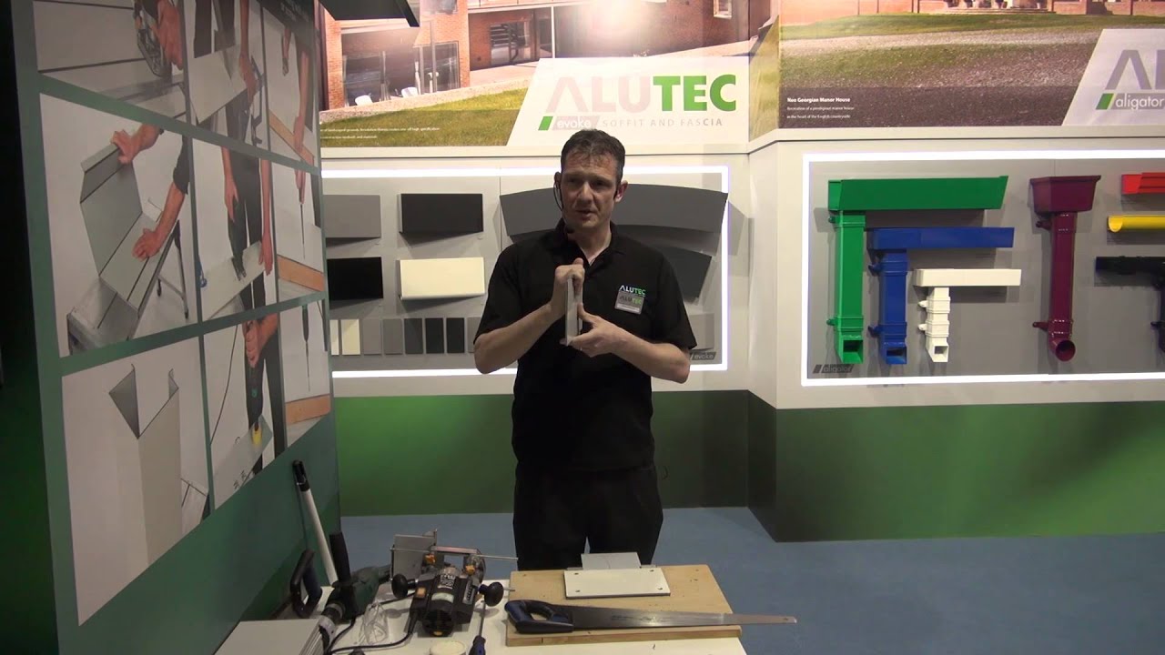Aluminium fascia that installs like PVC - Evoke Fascia and Soffit demonstration by Kevin Wallis